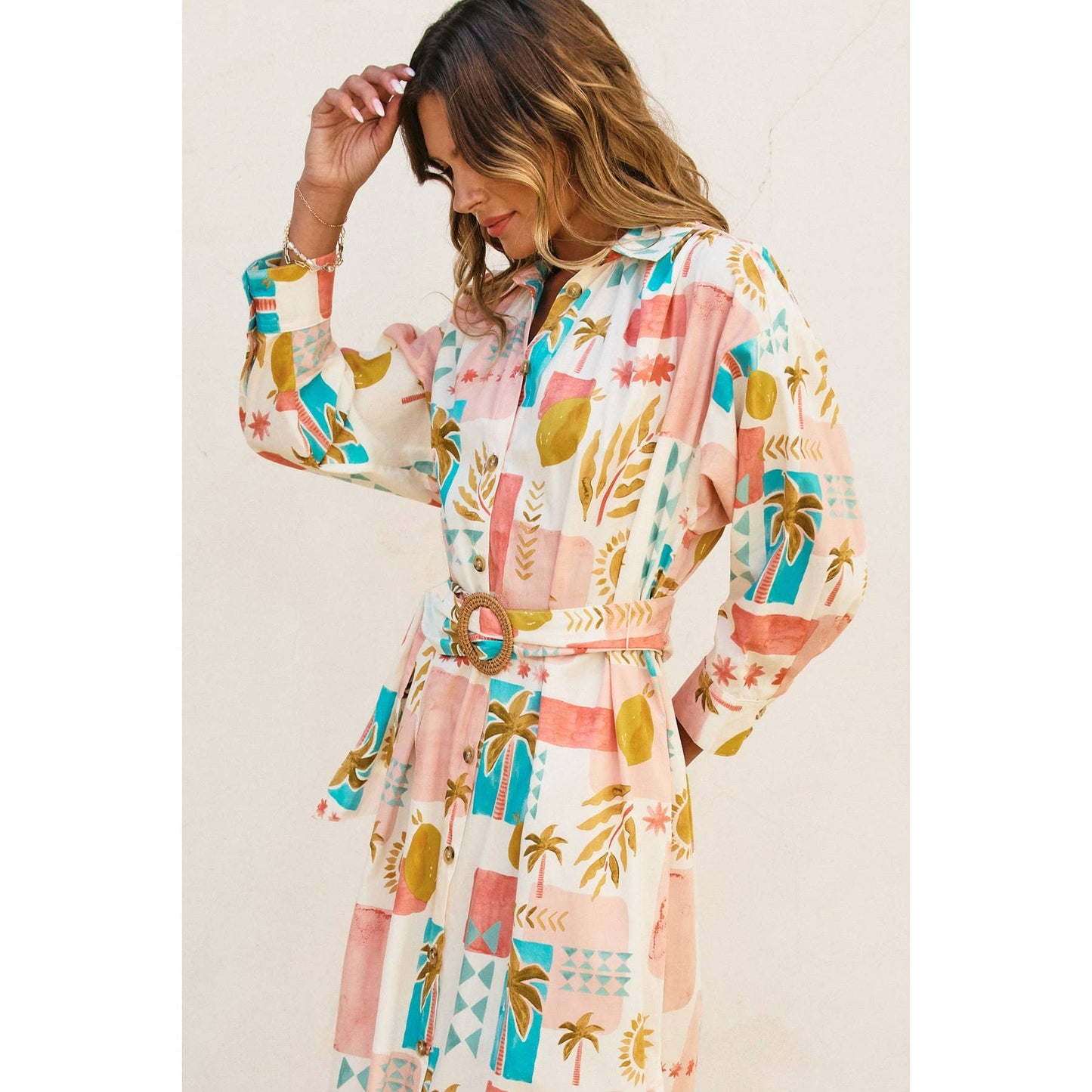Davina Moroccan Shirt Dress