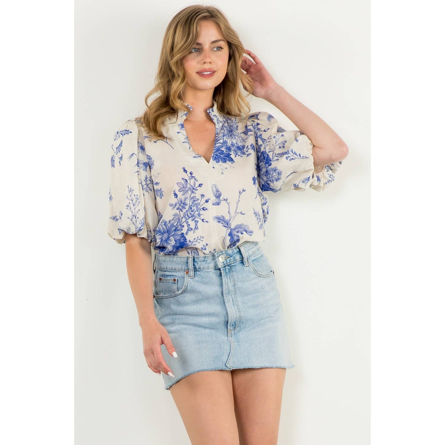 Emmy Puff Sleeve Floral Top