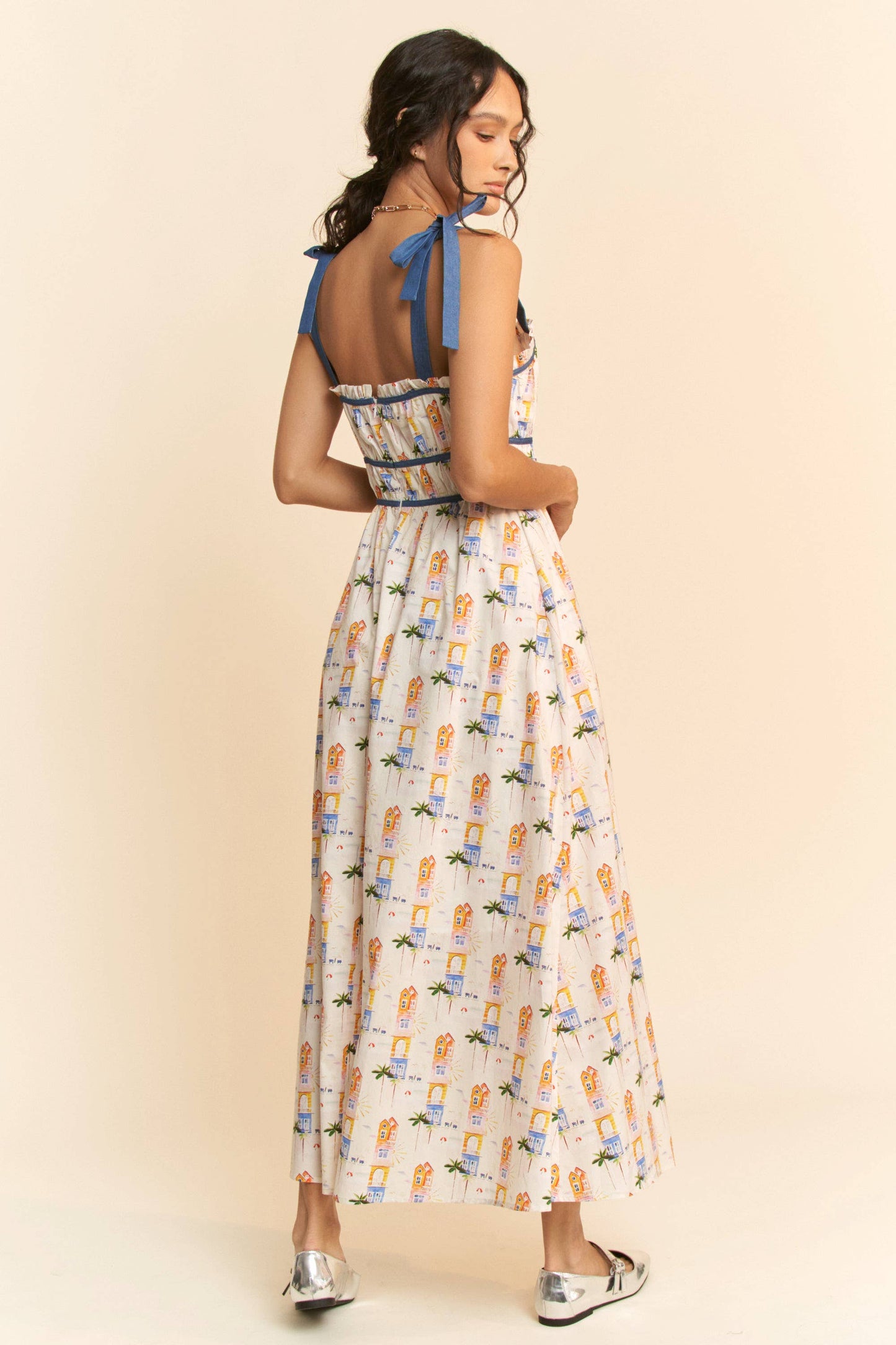 Davi Ribbon Maxi Dress