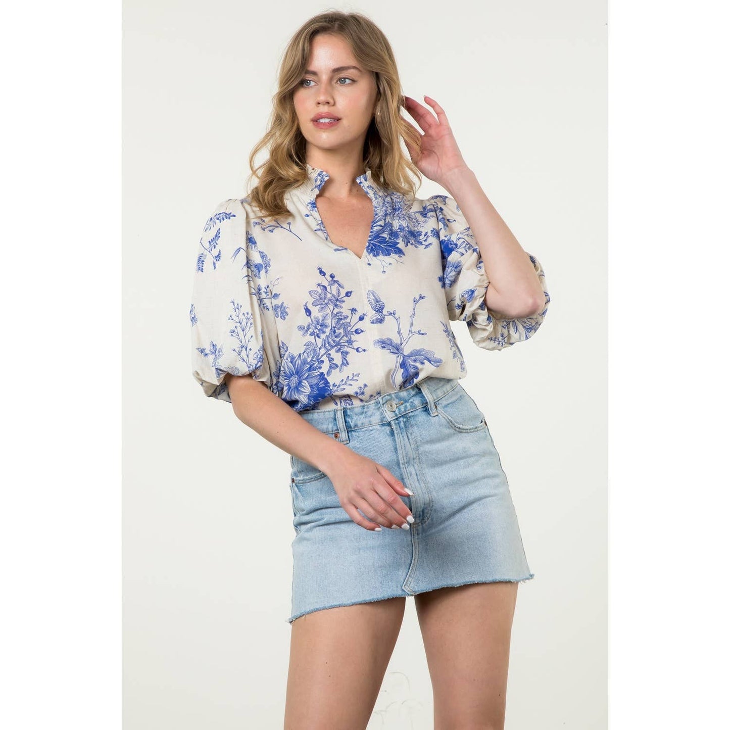 Emmy Puff Sleeve Floral Top
