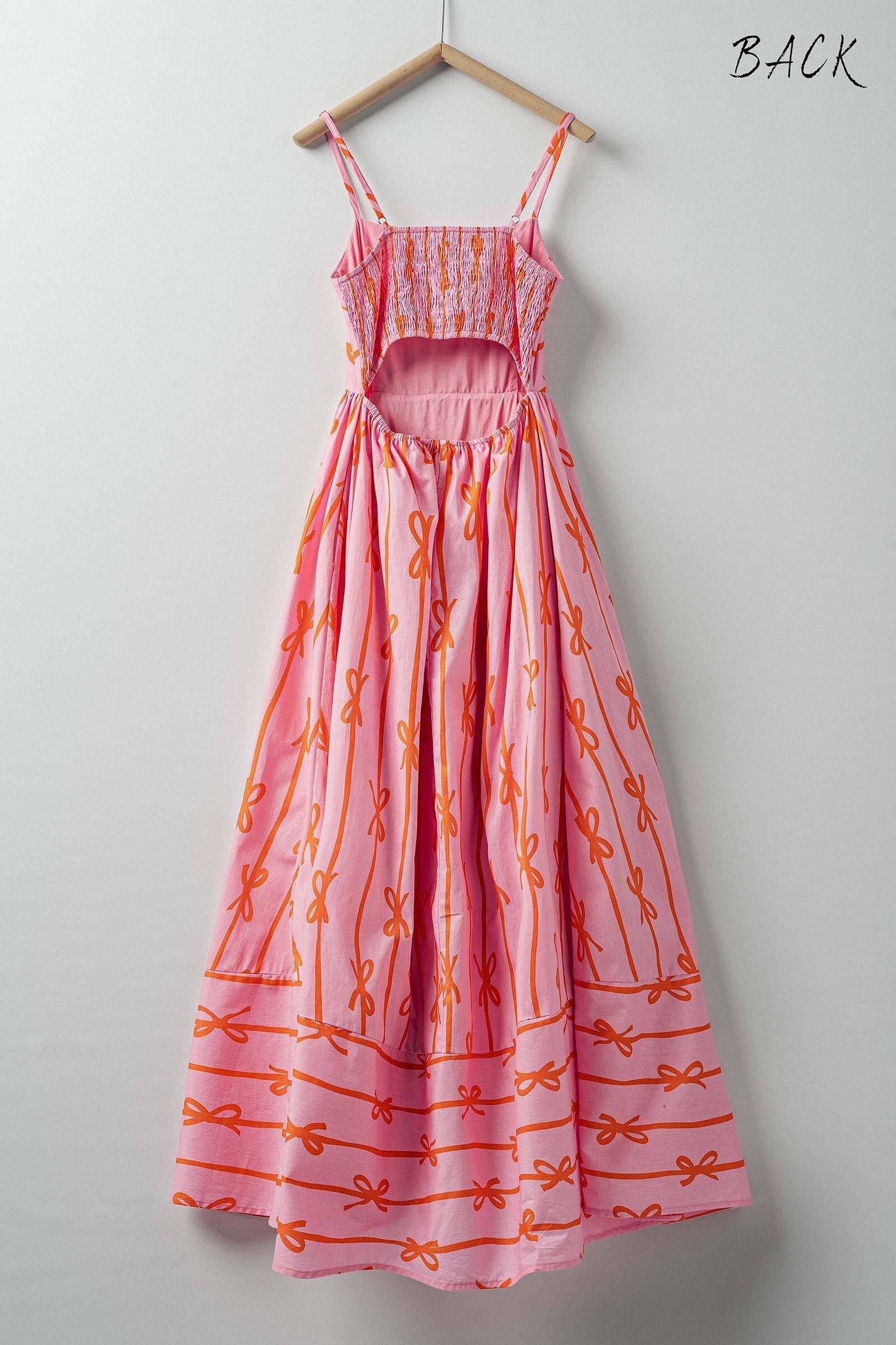 Dana Sweet Ribbon Stripe Maxi Dress
