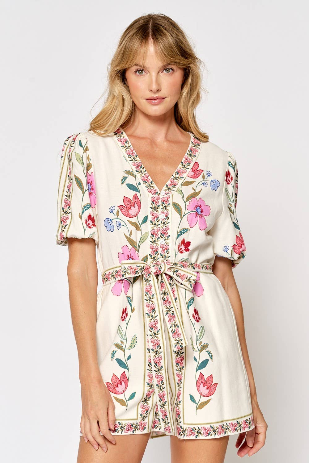 Allie Printed Romper