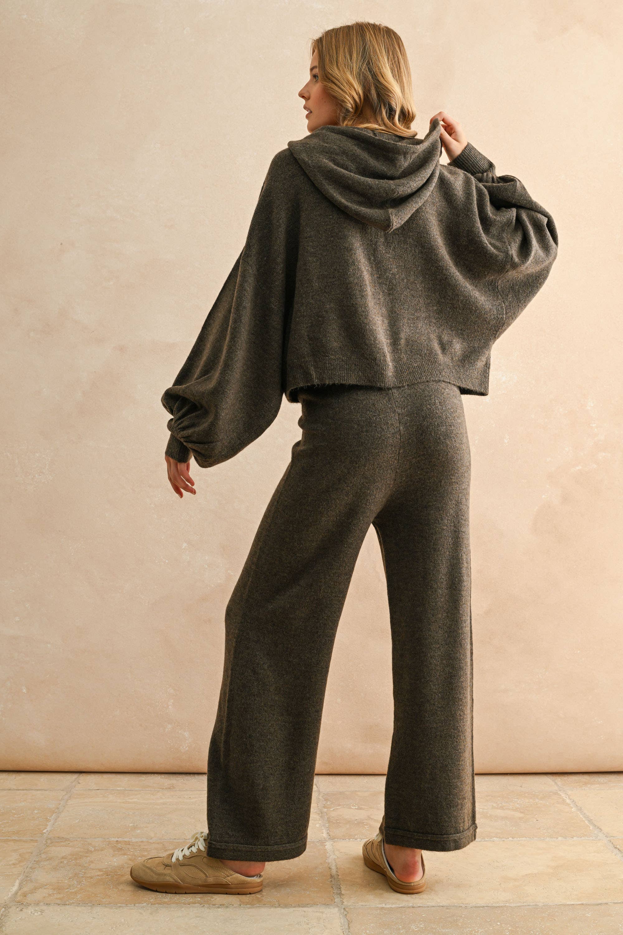 MMT525   HODDIE PULLOVER SWEATER TOP