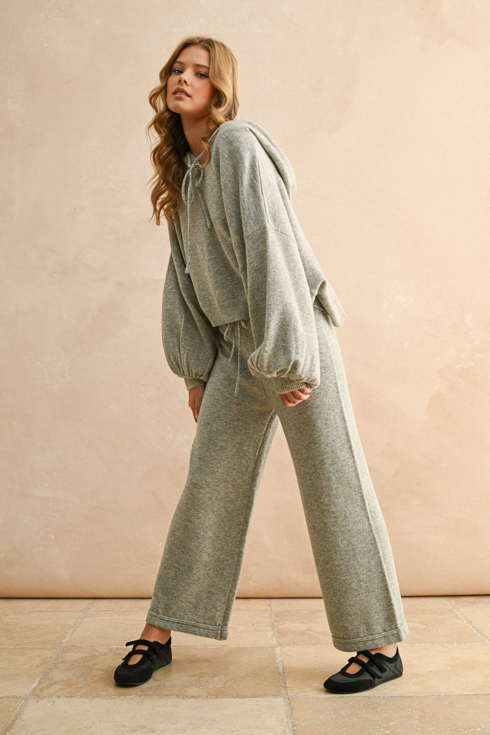 MMT525   HODDIE PULLOVER SWEATER TOP