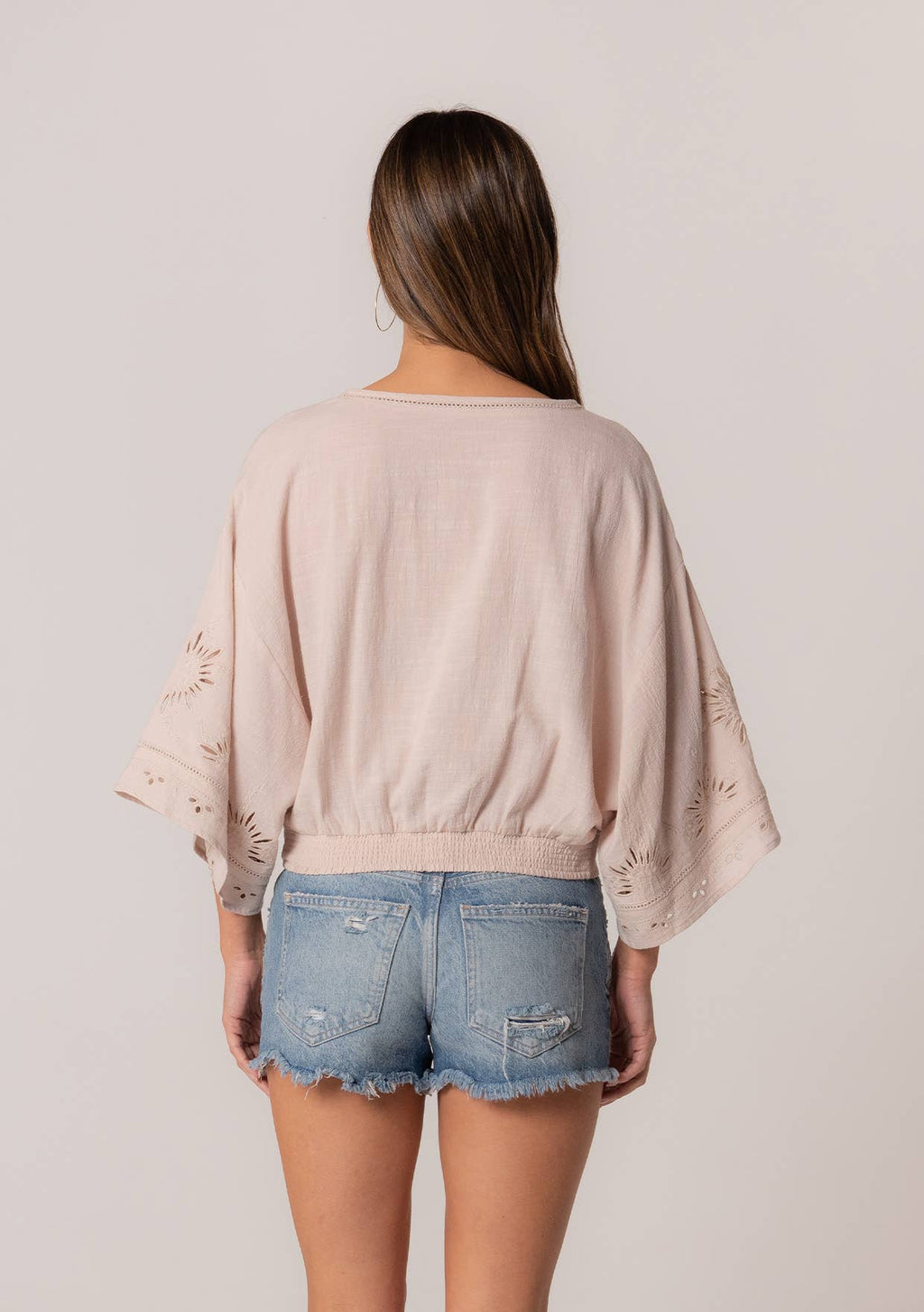 Evan Eyelet Embroidered Blouse