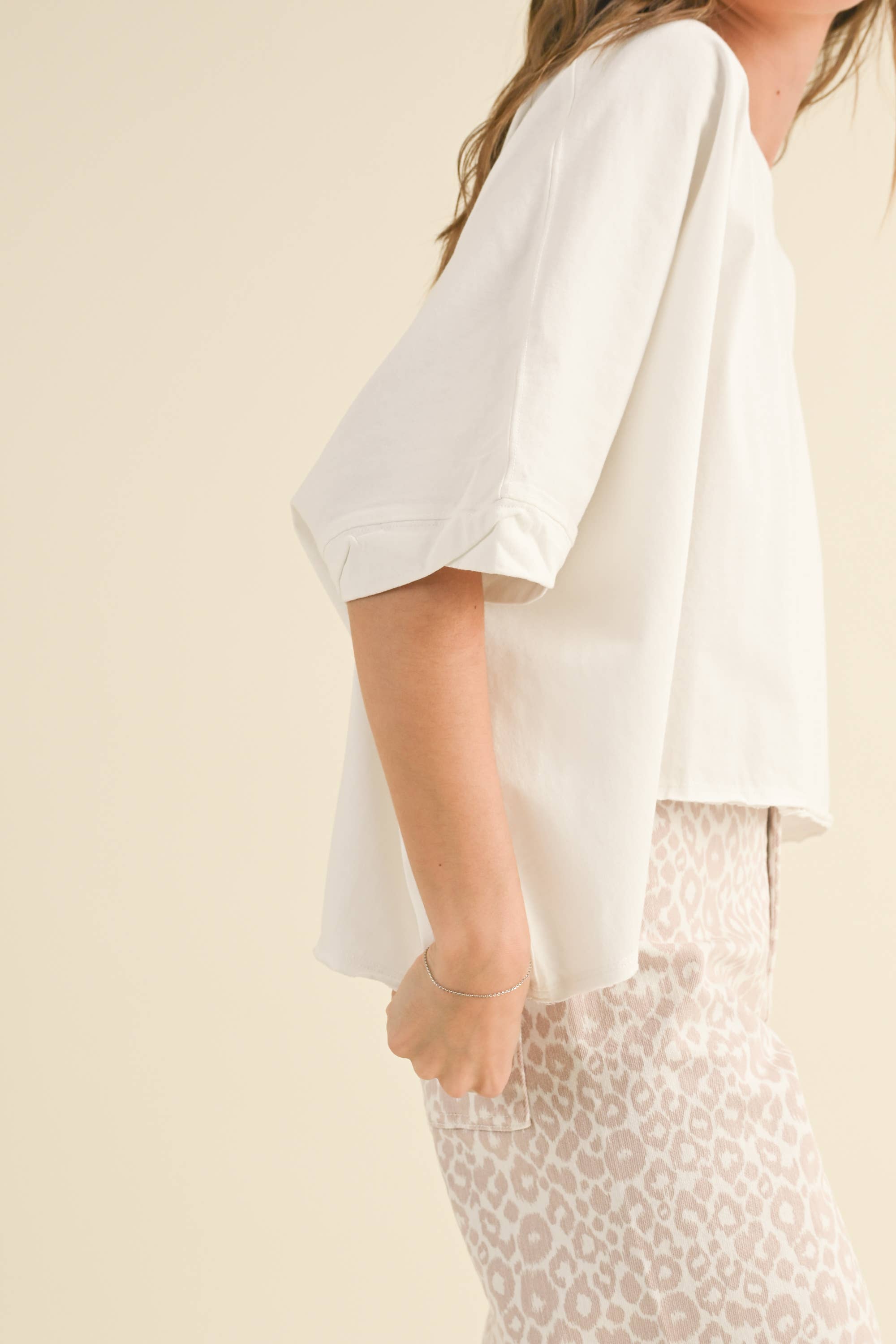 Eden Bye and Wash Oversized Top