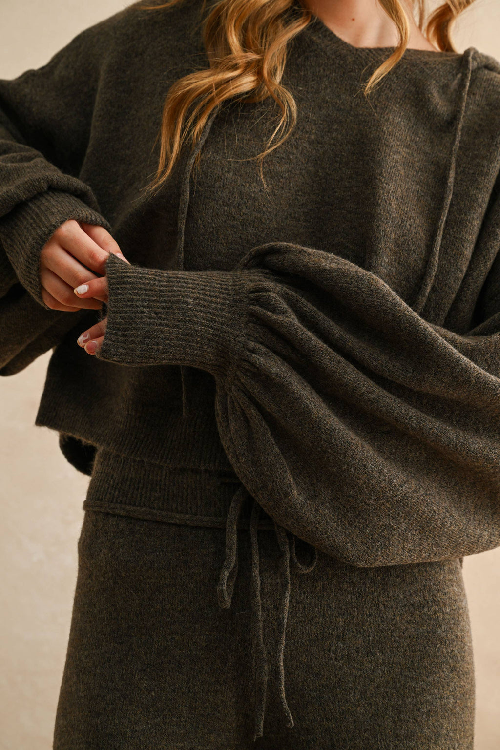 MMT525   HODDIE PULLOVER SWEATER TOP