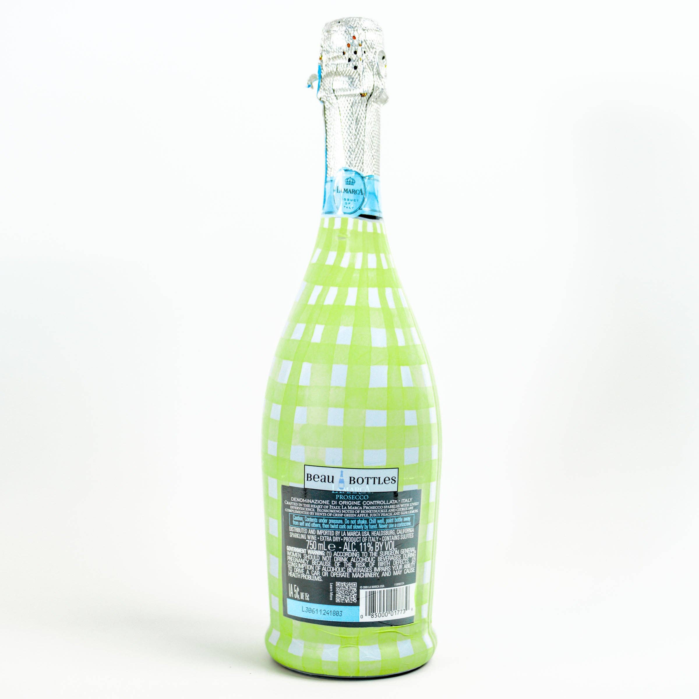 Beau Bottles Matcha Lemonade Picnic Gingham- Prosecco Collection