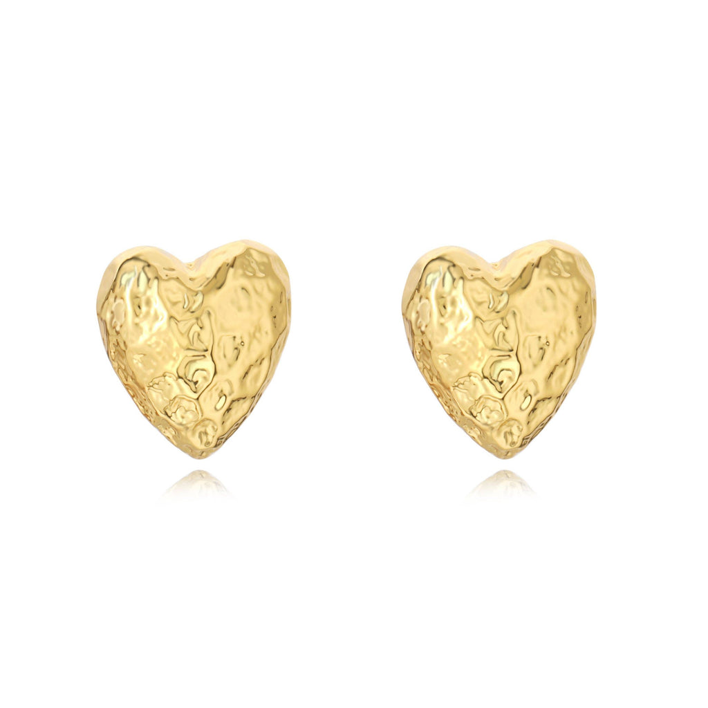 Corinne Heart Studs