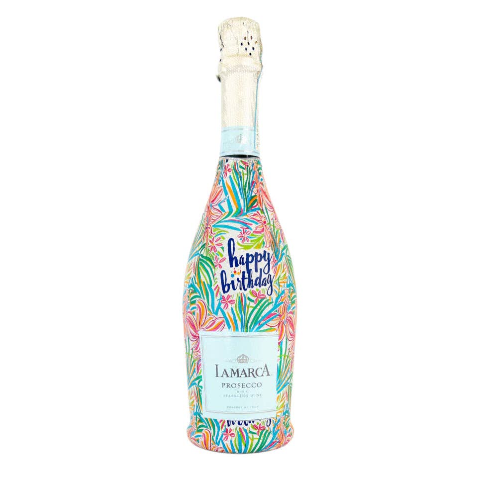 Beau Bottles Happy Birthday Floral - Prosecco Collection