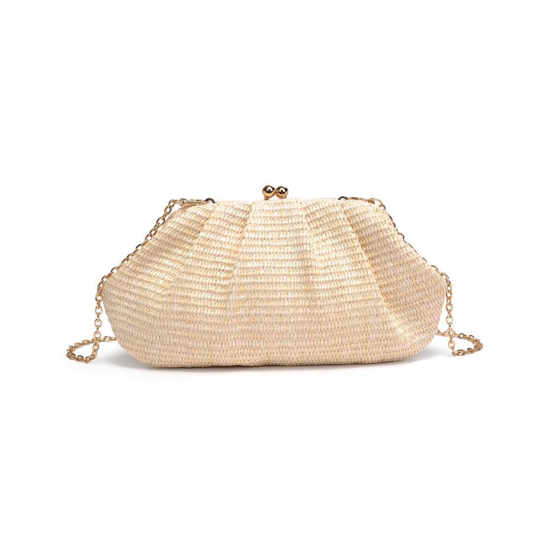 Triana Straw Frame Clutch