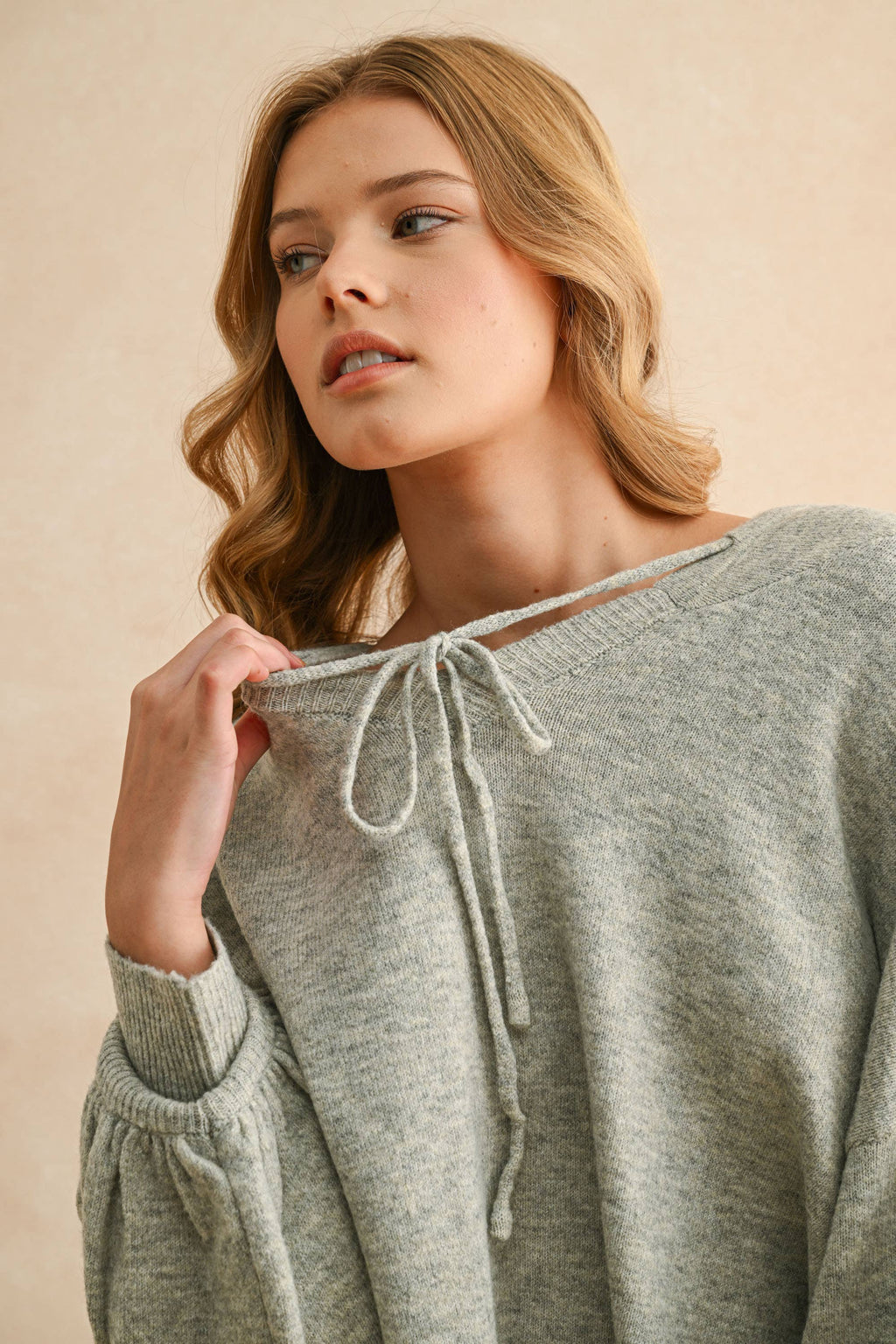 MMT525   HODDIE PULLOVER SWEATER TOP
