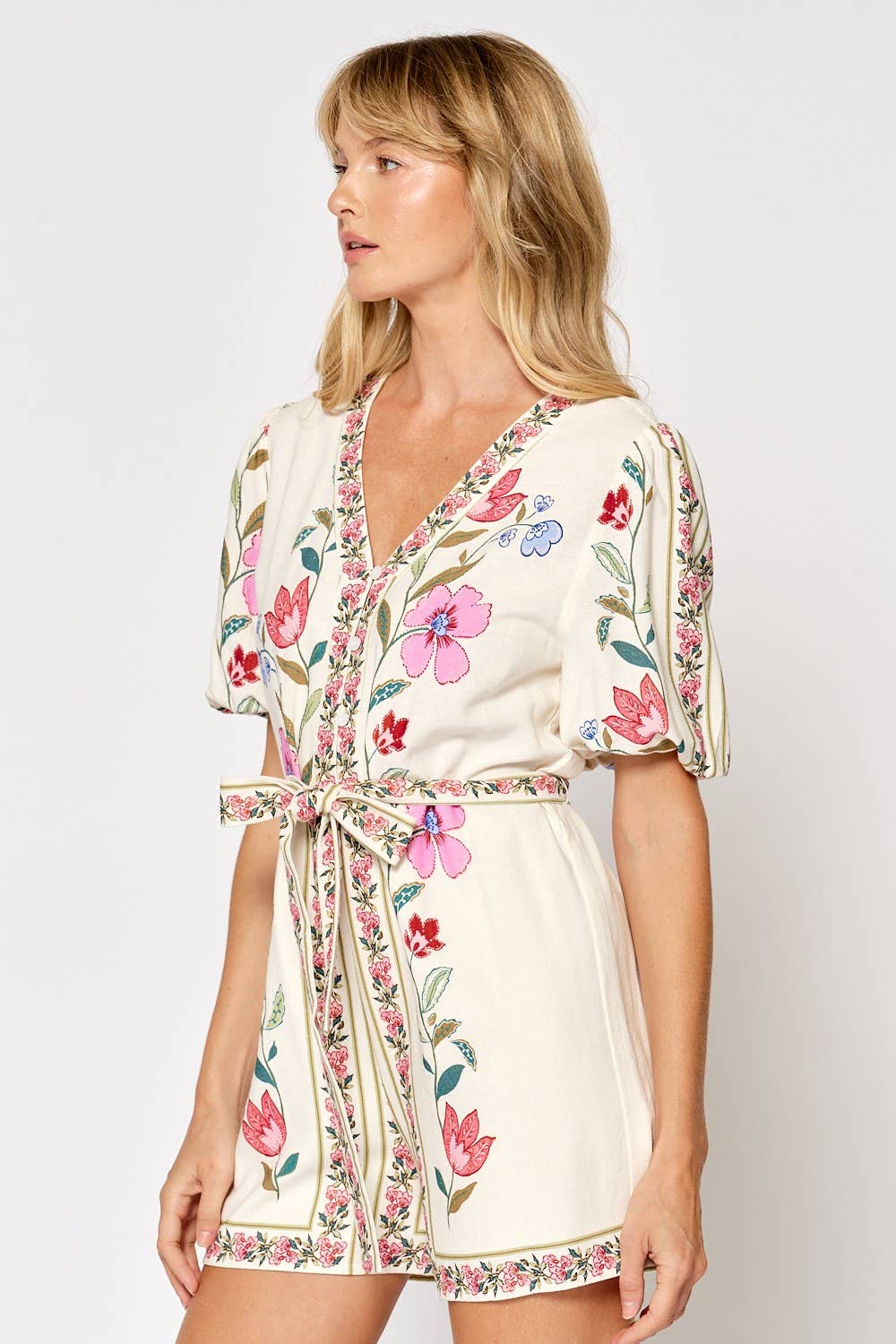 Allie Printed Romper