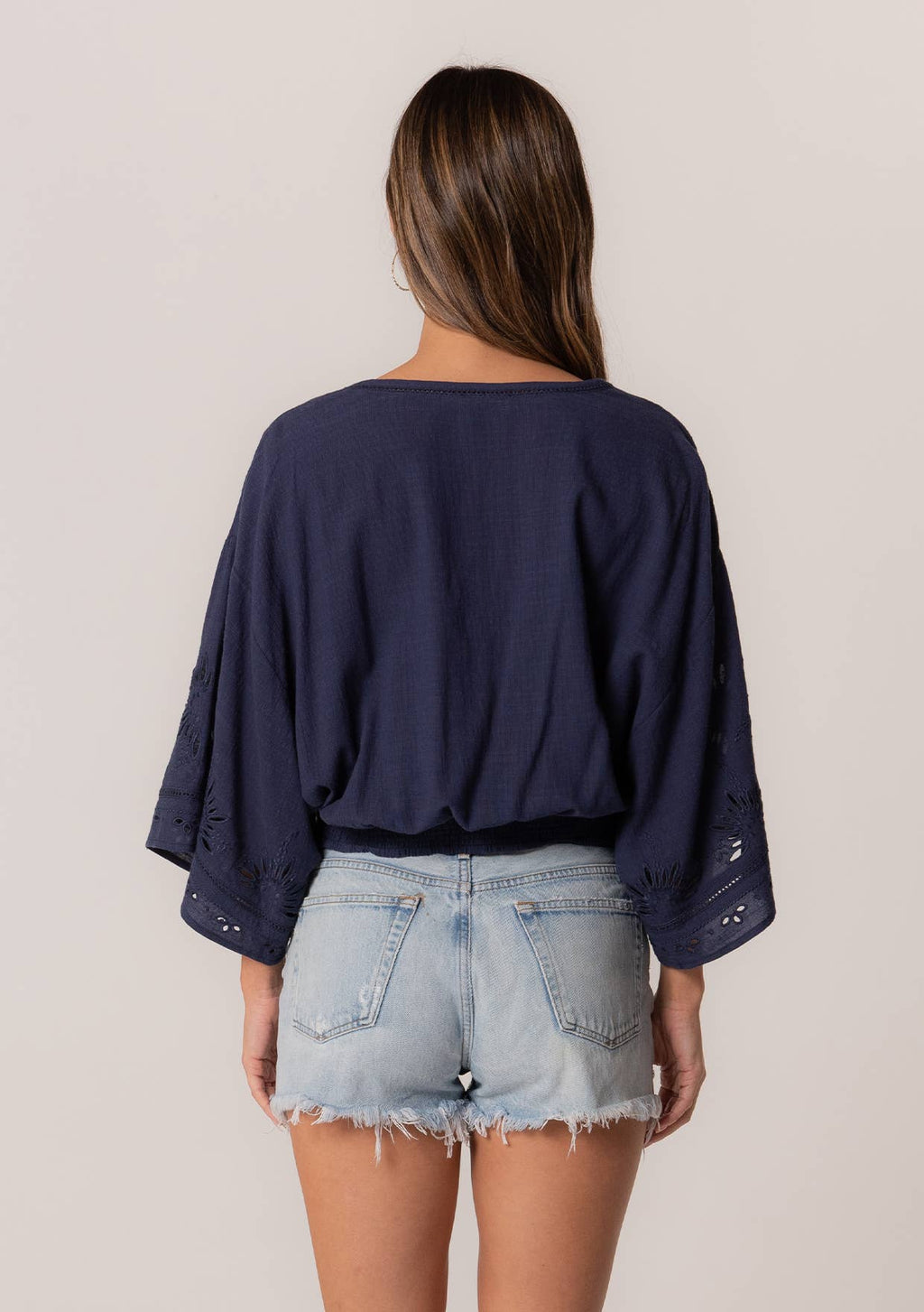 Evan Eyelet Embroidered Blouse