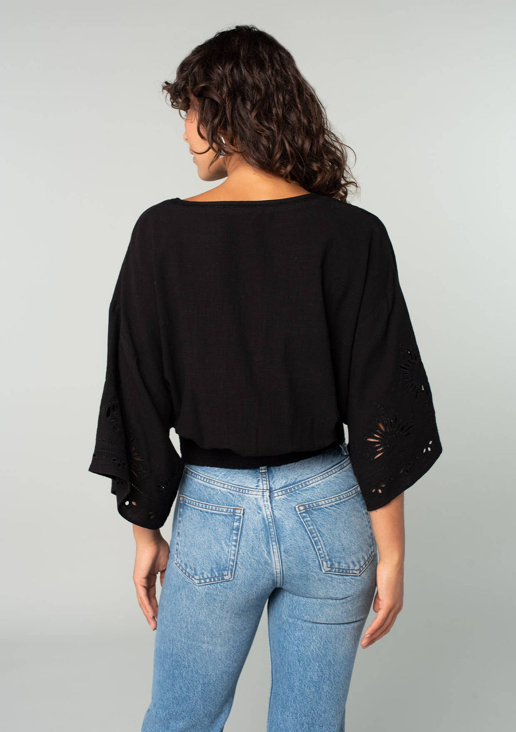 Evan Eyelet Embroidered Blouse