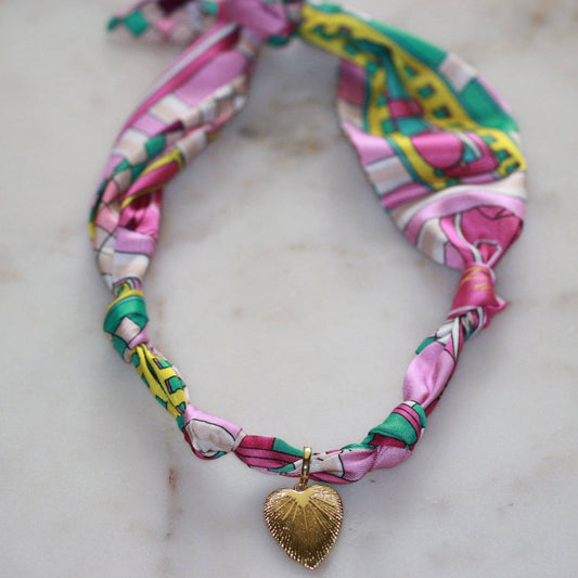 Pretty in Purples Scarf Necklace - Limited Edition