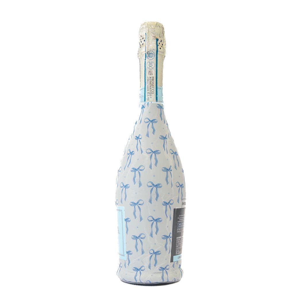 Beau Bottles Grandmillenial Blue Bows - Prosecco Collection