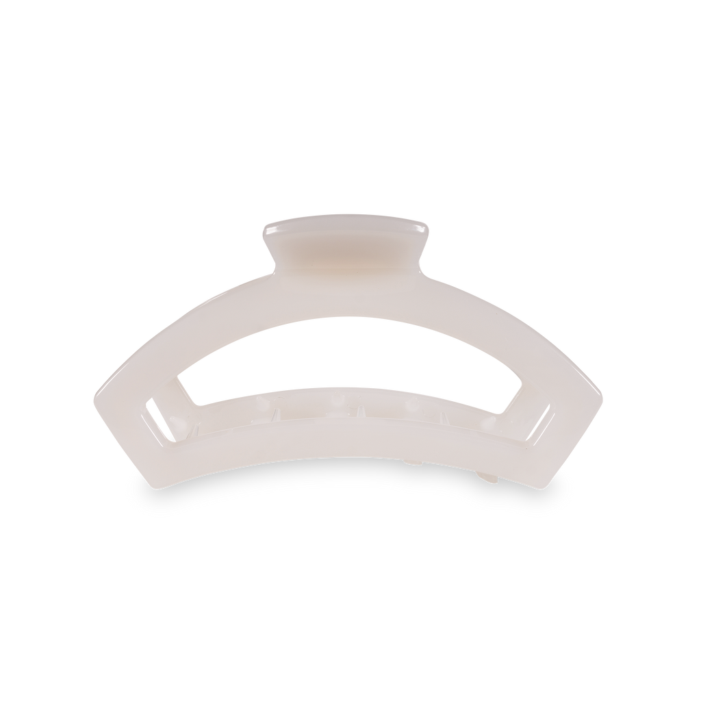 Open Hair Clip | Medium | Coconut White