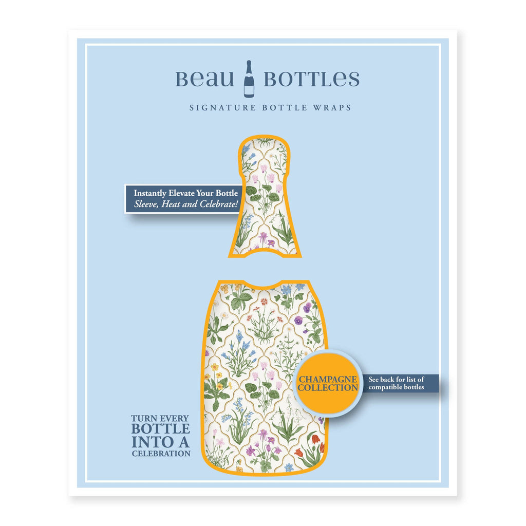Beau Bottles Botanical Garden Trellis- Champagne Collection
