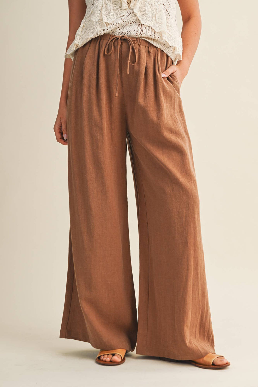 Waist Tuck Rattan Pant