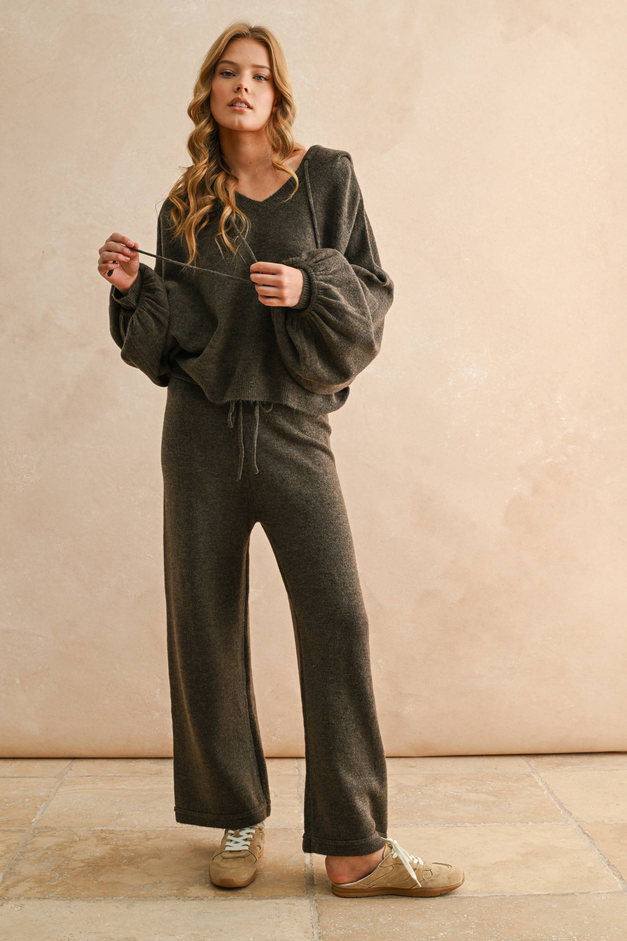 MMT525   HODDIE PULLOVER SWEATER TOP