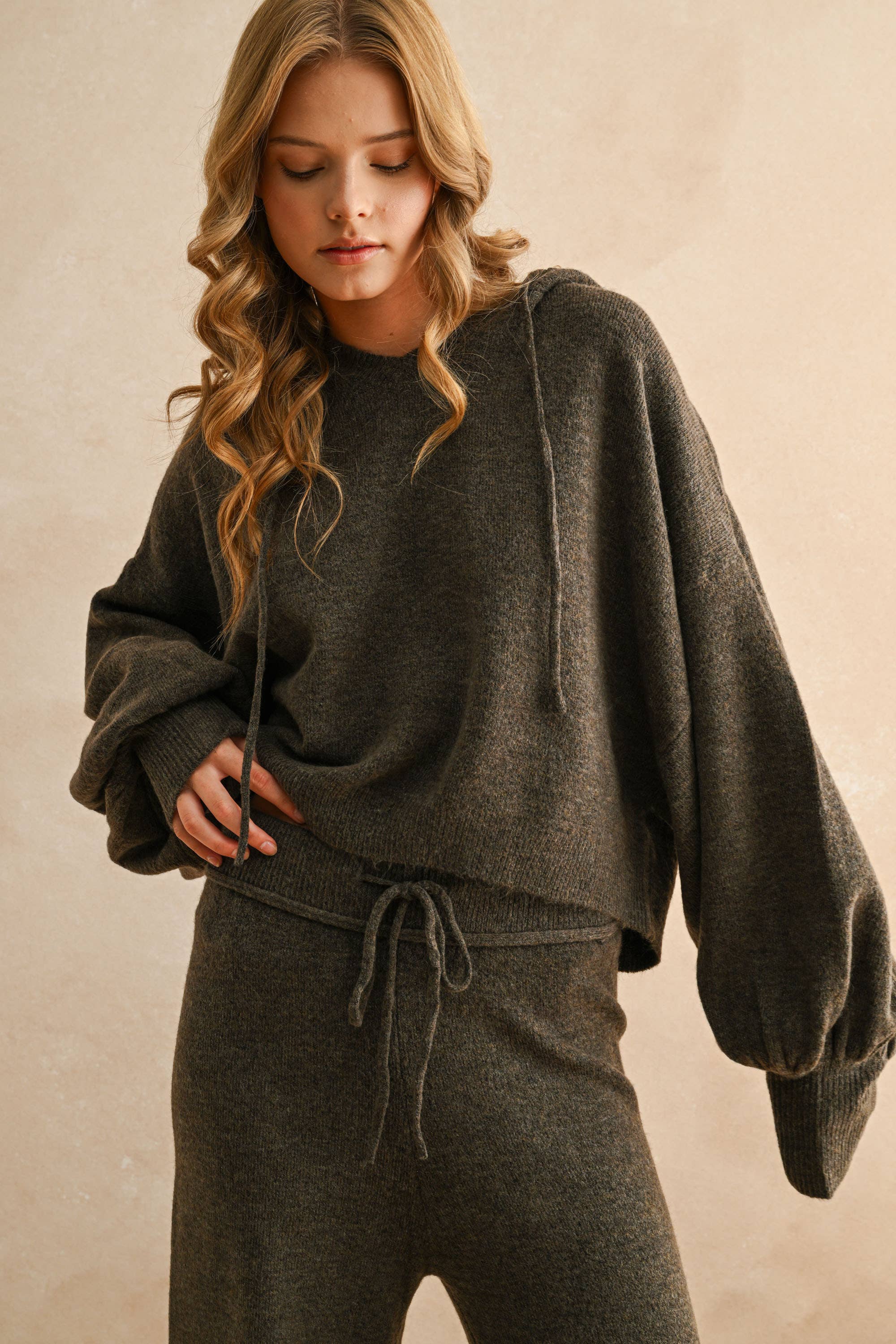 MMT525   HODDIE PULLOVER SWEATER TOP