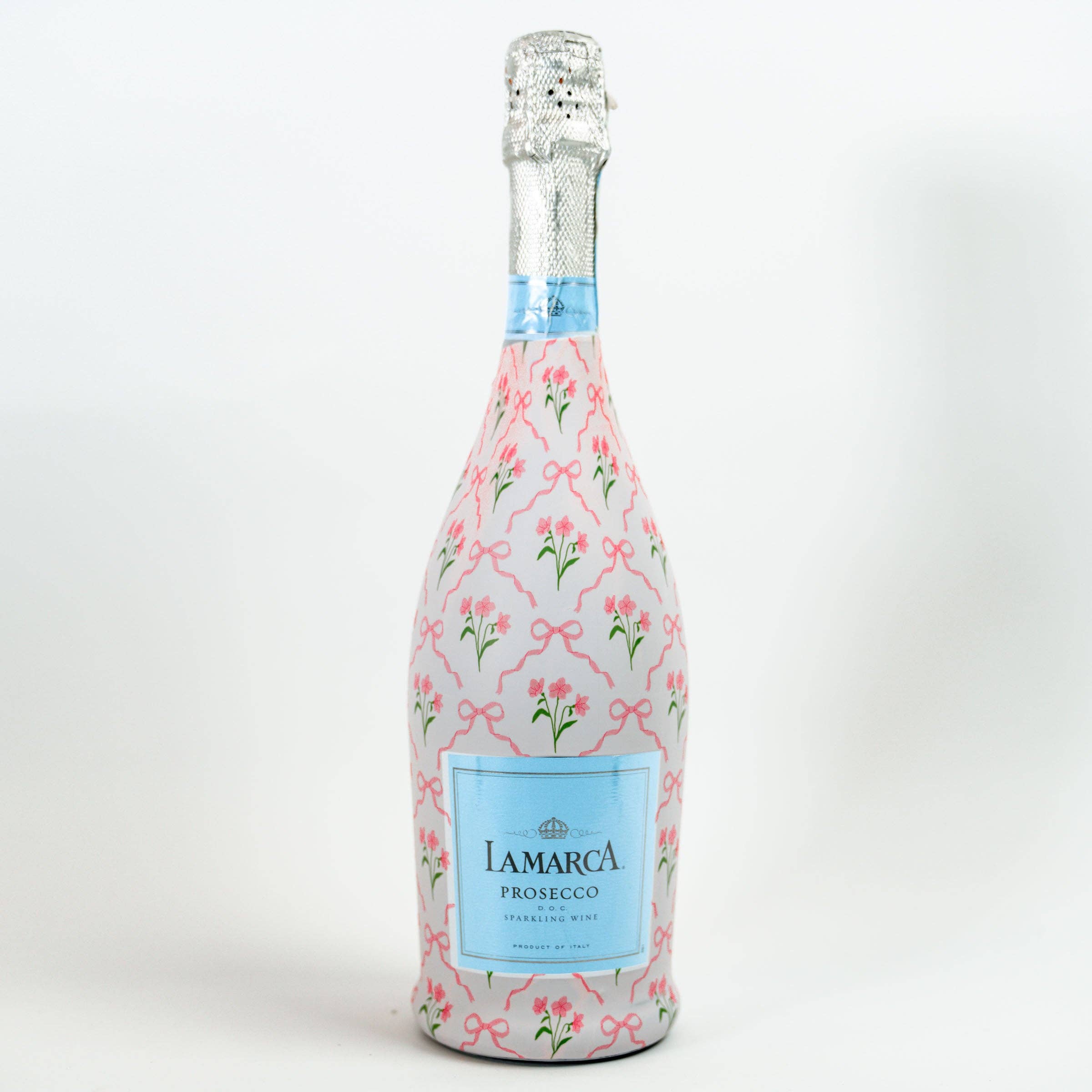 Beau Bottle Pink Bows and Blossoms - Prosecco Collection