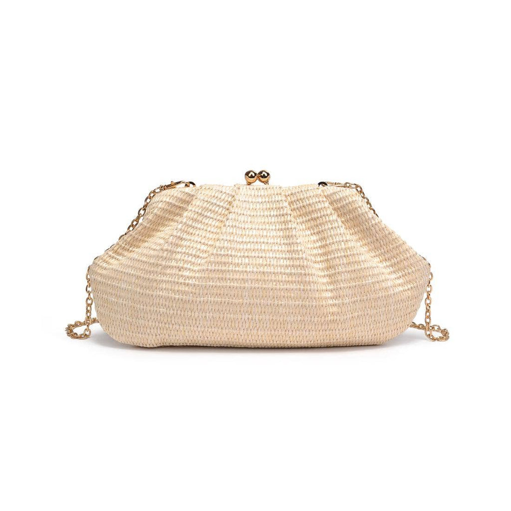 Triana Straw Frame Clutch