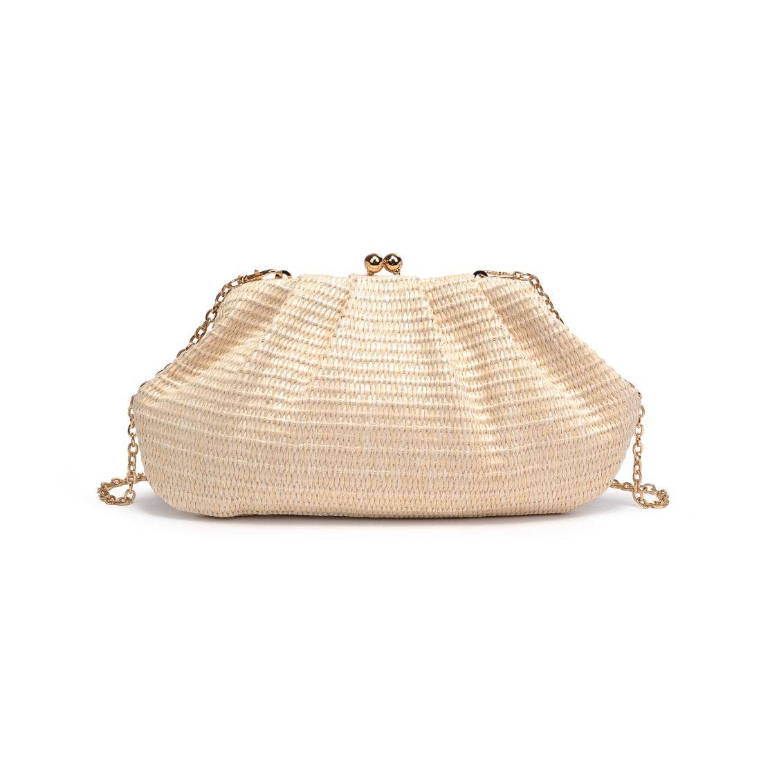 Triana Straw Frame Clutch