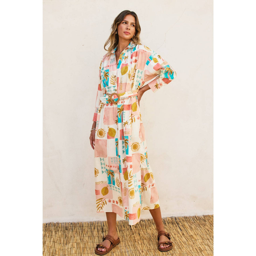 Davina Moroccan Shirt Dress