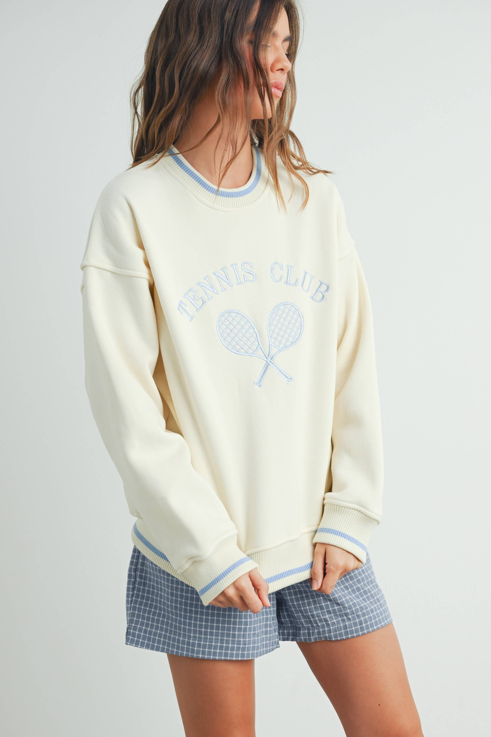 Erin Tennis Club Multicolored Sweatshirt
