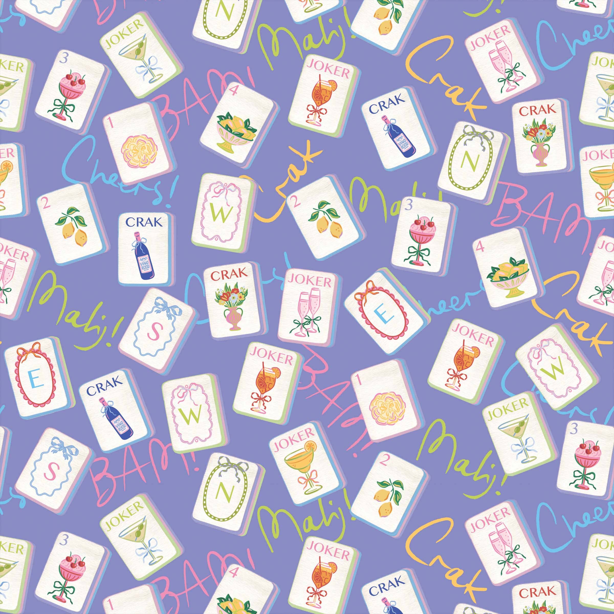 Beau Bottles Purple Mahjong- Prosecco Collection