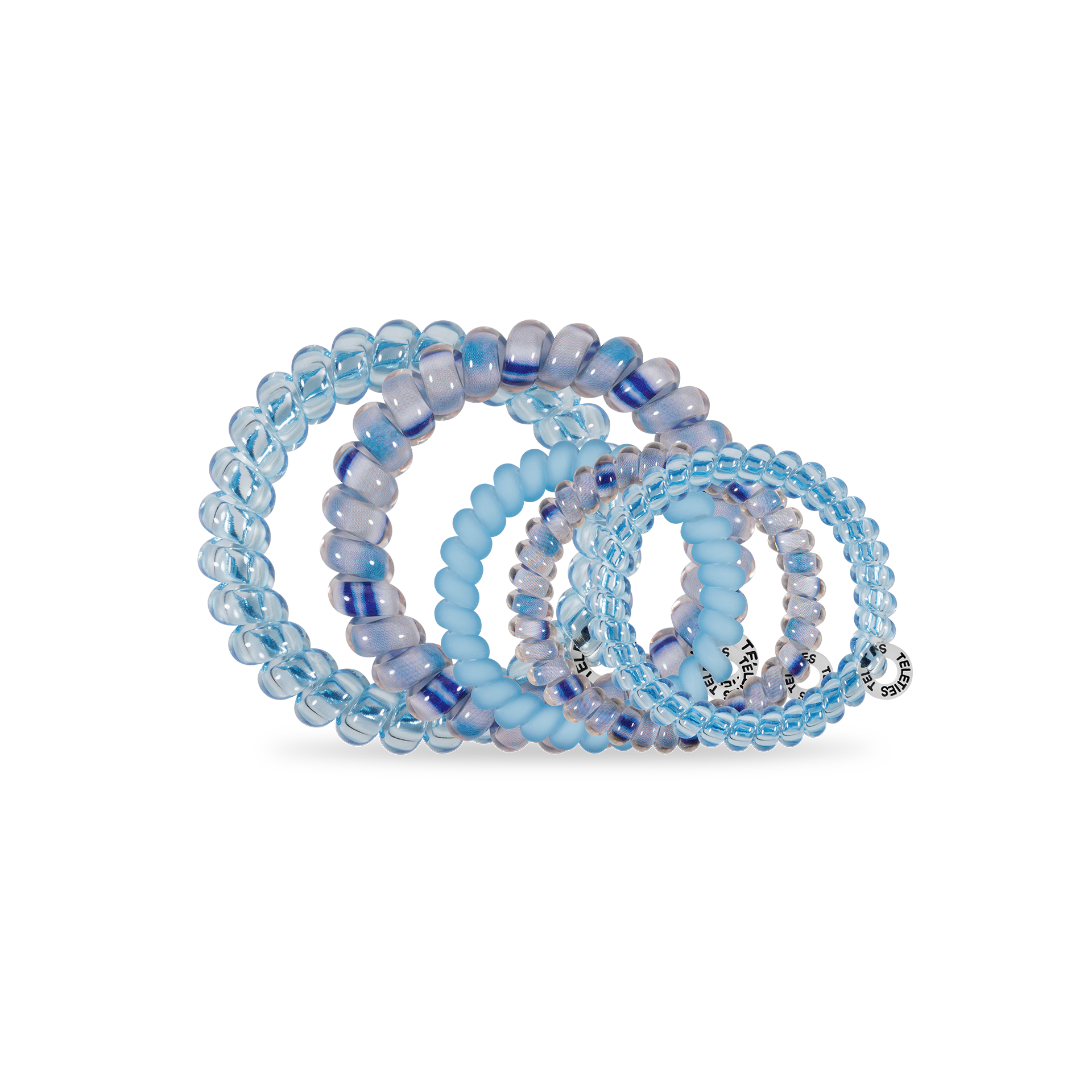 Spiral Hair Coils | Mix Pack | Blue Lagoon