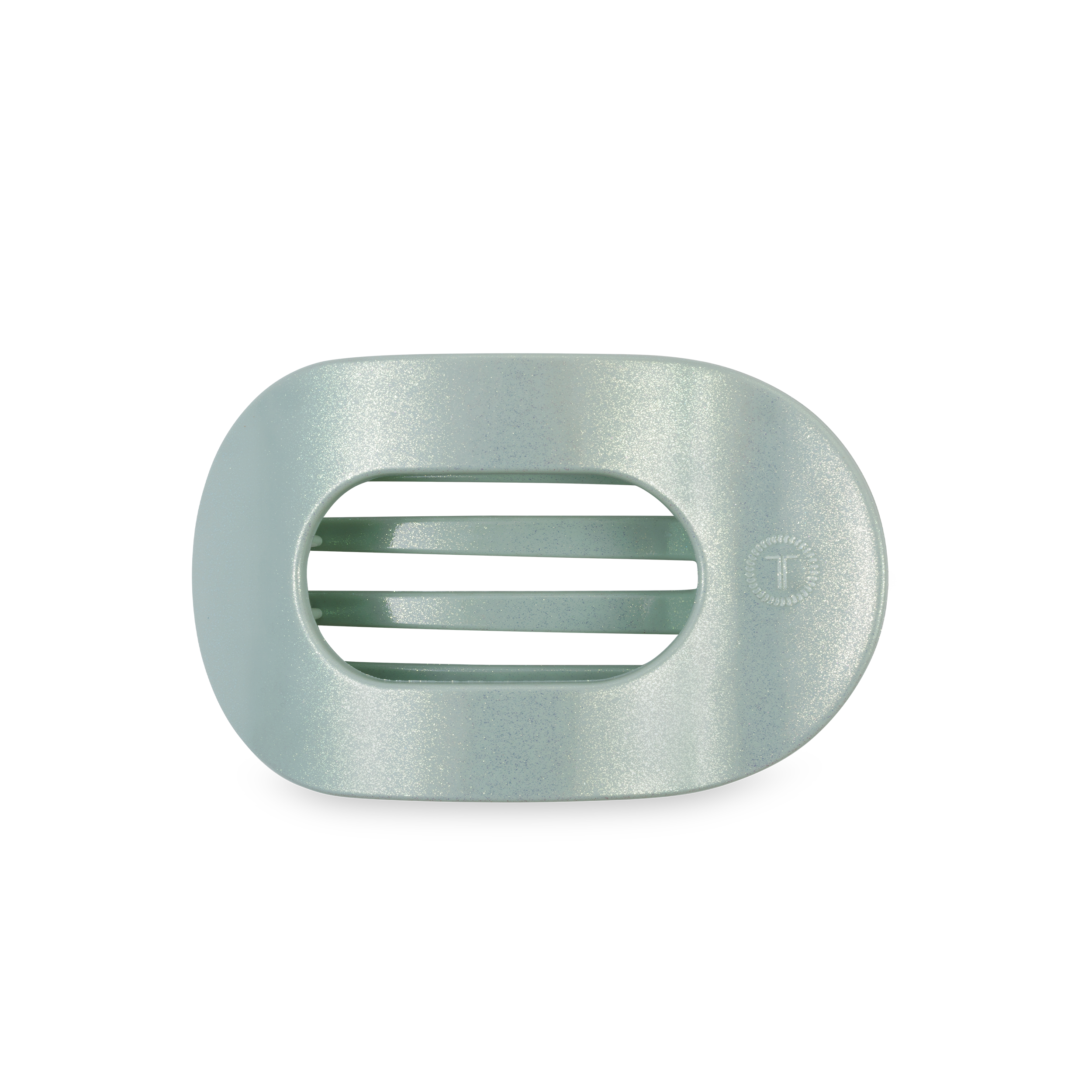 Flat Round Hair Clip | Medium | Dew Drop