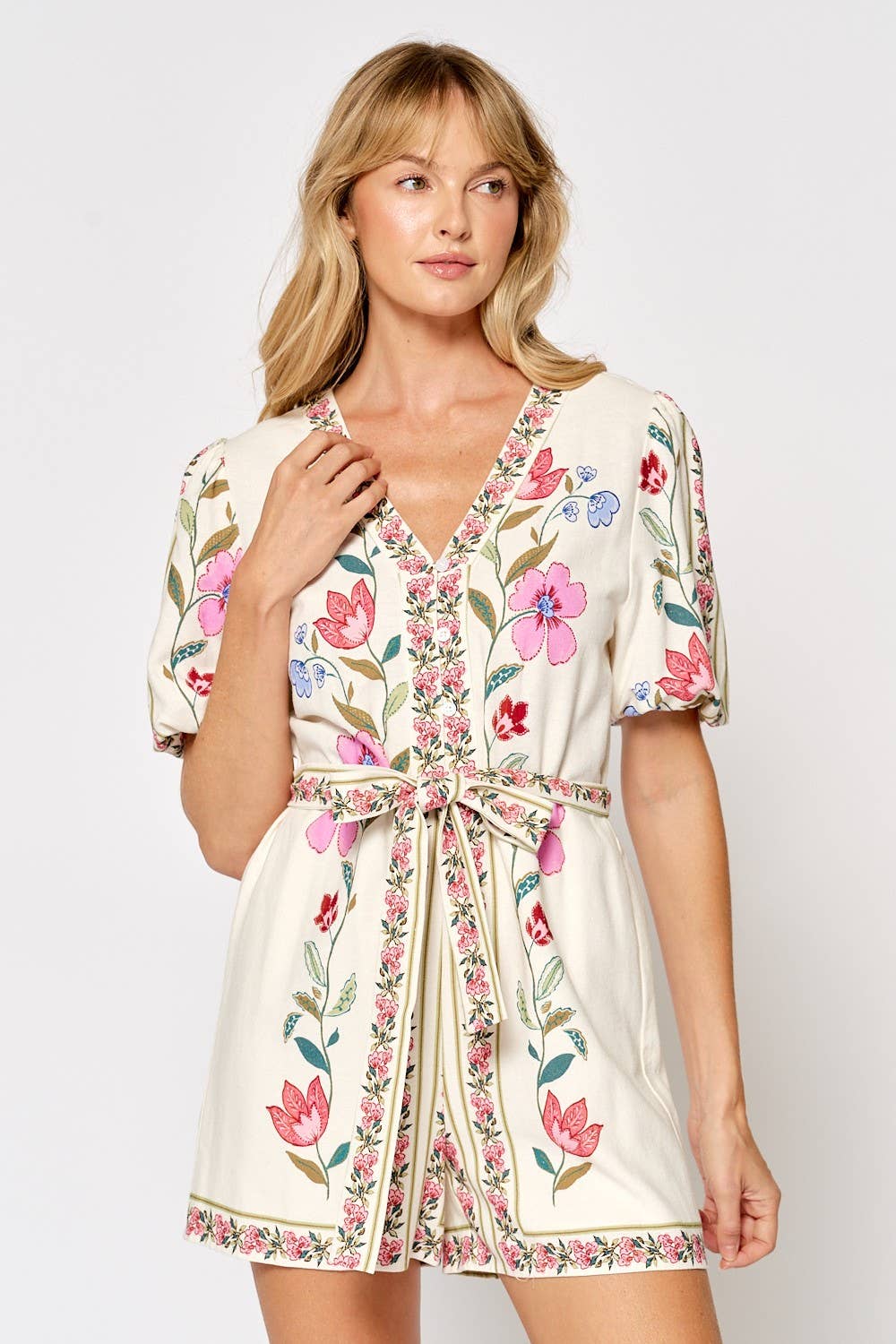 Allie Printed Romper