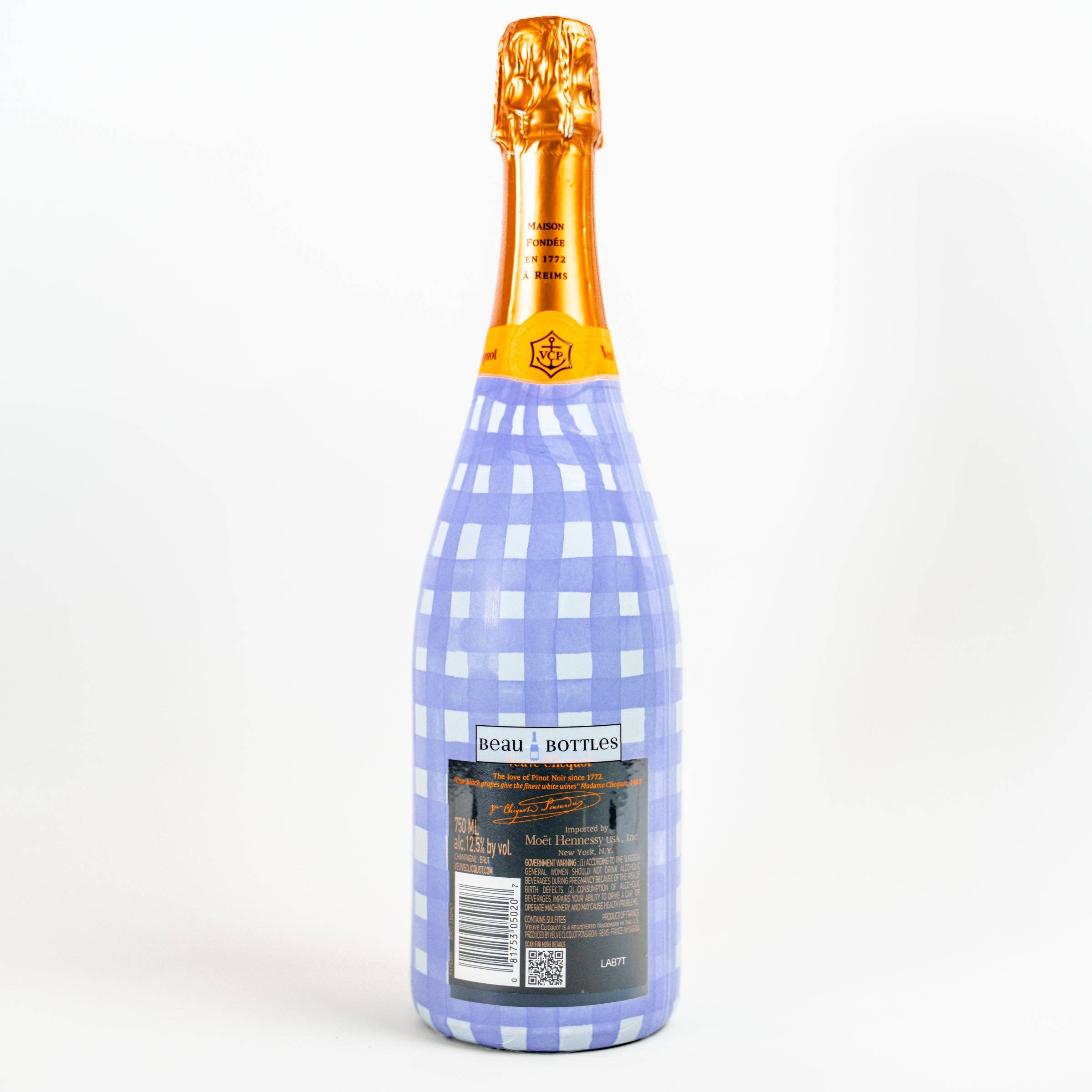 Beau Bottles Lavender Haze Picnic Gingham- Champagne Collection